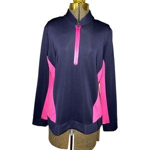 Ep Pro Tour Tech 1/4 Zip Pullover Sweater Athletic Activewear Womens Size Large